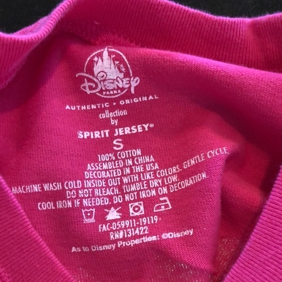 Disney Imagination Pink and Silver Sparkle Spirit Jerseys Sizes XS And S - Picture 10 of 10